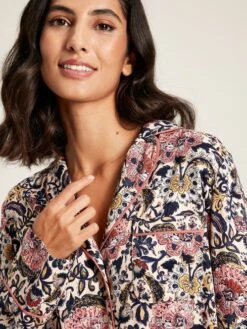 Navy Floral Pyjama Set -Elite Fashion Shop 107494s5