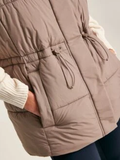 Silver Showerproof Padded Gilet -Elite Fashion Shop 125481s6