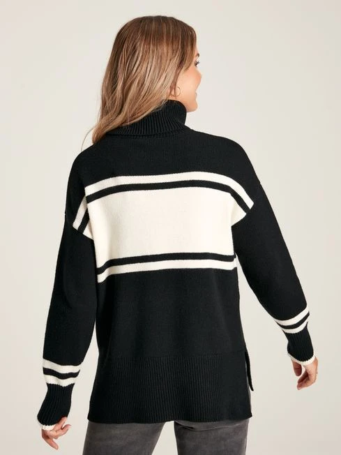 Black/Cream Snowflake Jumper 2 Black/Cream Snowflake Jumper - Image 2