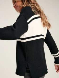 Black/Cream Snowflake Jumper 10 Black/Cream Snowflake Jumper -Elite Fashion Shop 157397s5