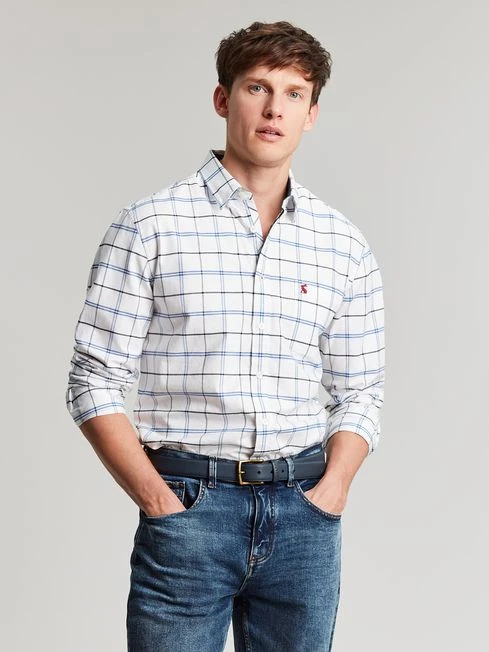 Blue/White Classic Fit Shirt