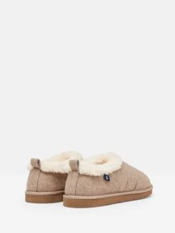 Oatmeal Faux Fur Lined Slippers 8 Oatmeal Faux Fur Lined Slippers -Elite Fashion Shop 185905s3
