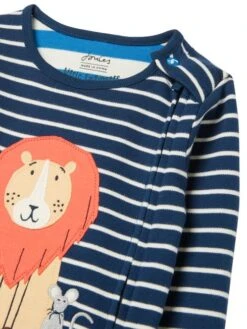 Joules Blue Zippy Artwork Cotton Babygrow 8 Joules Blue Zippy Artwork Cotton Babygrow -Elite Fashion Shop 196960s3