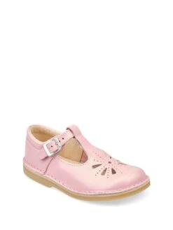 Start-Rite Lottie Pink Leather Classic T-Bar Shoes F Fit -Elite Fashion Shop 227 370s3