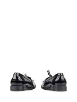 Start-Rite Sketch Slip On Black Patent Leather School Shoes Wide Fit -Elite Fashion Shop 230 204s3