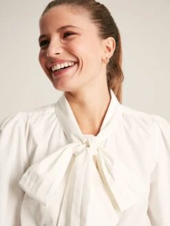 White Tie Neck Blouse 10 White Tie Neck Blouse -Elite Fashion Shop 287382s5