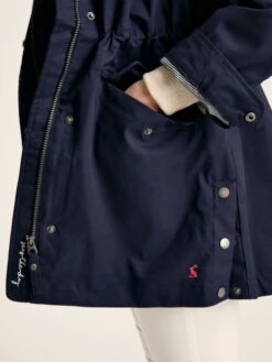 Navy Blue Waterproof Raincoat -Elite Fashion Shop 299438s6