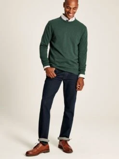Green Crew Neck Knitted Jumper -Elite Fashion Shop 308642s3