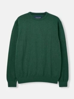 Green Crew Neck Knitted Jumper -Elite Fashion Shop 308642s6
