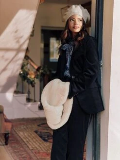 Dark Navy Cord Blazer