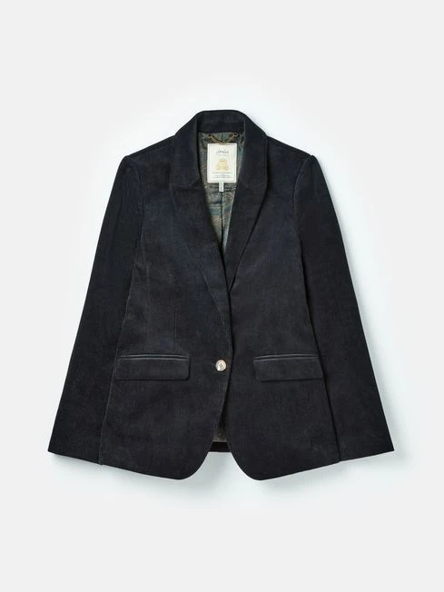 Dark Navy Cord Blazer 2 Dark Navy Cord Blazer - Image 2