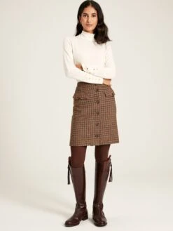 Cream Roll Neck Top -Elite Fashion Shop 317467s3