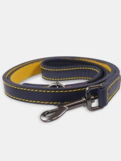 Navy Leather Pet Lead
