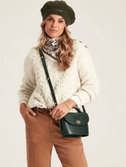 Cream Cable Knit Jumper -Elite Fashion Shop 327091s4