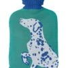 Green Dalmation Hot Water Bottle