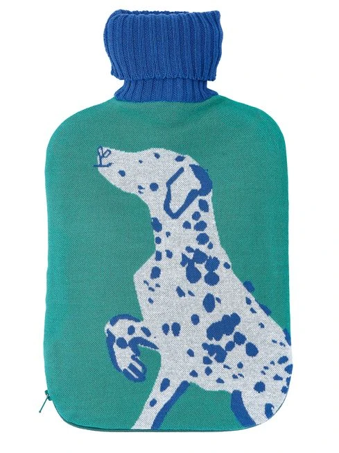 Green Dalmation Hot Water Bottle 1 Green Dalmation Hot Water Bottle