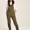 Green Check Dungarees