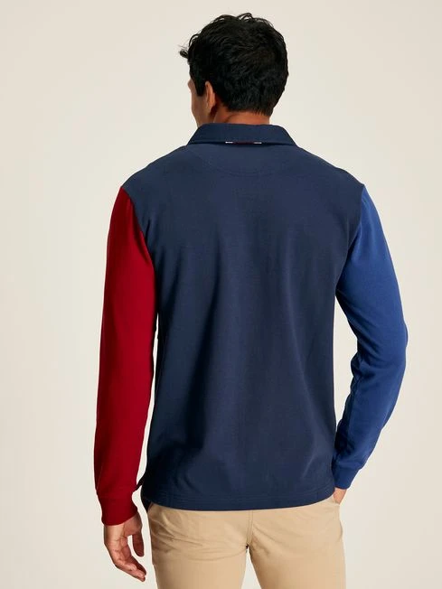 Blue Rugby Shirt With Badges 2 Blue Rugby Shirt With Badges - Image 2