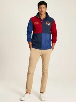 Blue Rugby Shirt With Badges 10 Blue Rugby Shirt With Badges -Elite Fashion Shop 341269s5