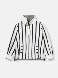 Cream/Navy Pullover Sweat -Elite Fashion Shop 343617s7