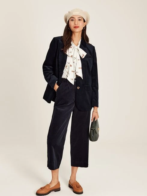 Equestrian White Tie Neck Blouse 5 Equestrian White Tie Neck Blouse - Image 5