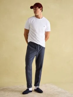 White Plain Jersey T-Shirt -Elite Fashion Shop 426223s3