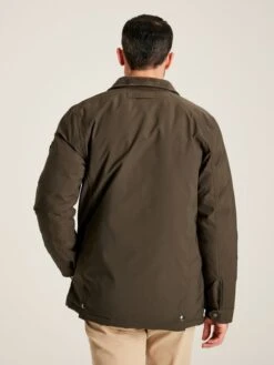 Brown Multi-pocket Waterproof With Padded Lining Coat -Elite Fashion Shop 435 305s4