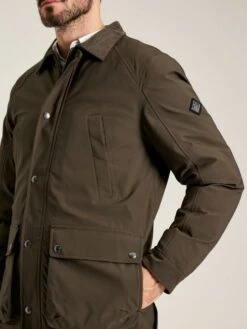 Brown Multi-pocket Waterproof With Padded Lining Coat -Elite Fashion Shop 435 305s9