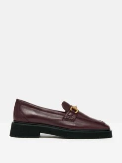 Burgundy Red Chunky Loafers