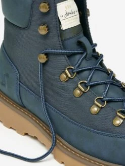 Navy Lace-Up Boots -Elite Fashion Shop 456938s7