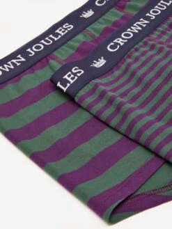 Green Purple Stripe Underwear 2 Pack -Elite Fashion Shop 513741s4