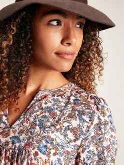 Pink Twill Mini Dress -Elite Fashion Shop 525413s3