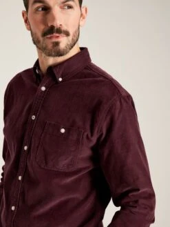 Miller Wine Classic Fit Cord Shirt -Elite Fashion Shop 573816s4