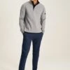 Grey Quarter Zip Sweater