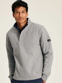 Grey Quarter Zip Sweater -Elite Fashion Shop 576873s3