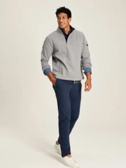 Grey Quarter Zip Sweater -Elite Fashion Shop 576873s4