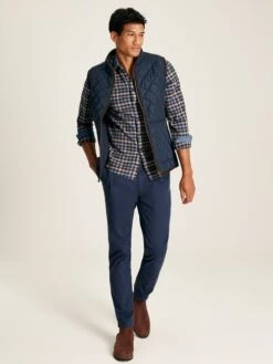 Blue Quilted Gilet -Elite Fashion Shop 579 709s3