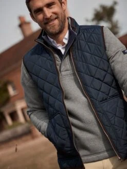 Blue Quilted Gilet -Elite Fashion Shop 579 709s5