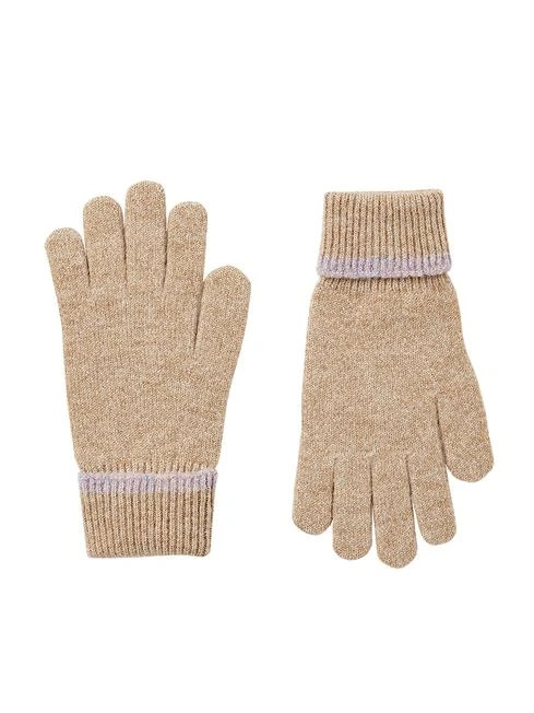 Oat Knitted Gloves 4 Oat Knitted Gloves - Image 4