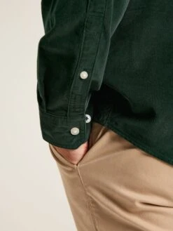 Miller Green Classic Fit Cord Shirt -Elite Fashion Shop 597 834s6