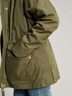 Green Tetford 3-in-1 Dry Wax Jacket -Elite Fashion Shop 597301s4