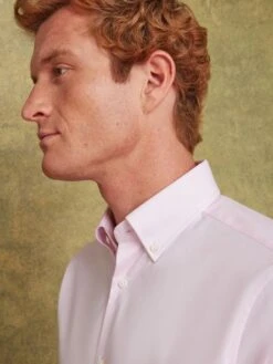 Pink Oxford Shirt -Elite Fashion Shop 607589s5