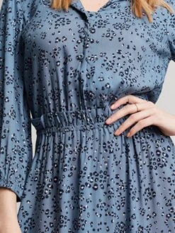 Joules Blue Josie Frill Elasticated Waist Dress 10 Joules Blue Josie Frill Elasticated Waist Dress -Elite Fashion Shop 622003s5