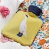 Gold Delia Duck Hot Water Bottle