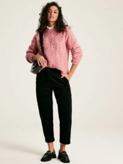 Pink Cable Knit Jumper -Elite Fashion Shop 670344s3