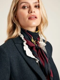 Navy Blue Tweed Blazer -Elite Fashion Shop 675 225s4