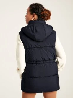 Navy Showerproof Padded Gilet -Elite Fashion Shop 677246s3