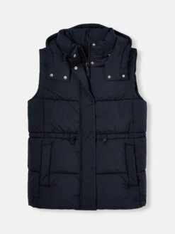 Navy Showerproof Padded Gilet -Elite Fashion Shop 677246s8