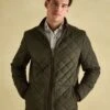 Green Maynard Quilted Coat