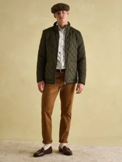 Green Maynard Quilted Coat -Elite Fashion Shop 683029s6